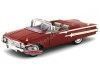 Cochesdemetal.es 1960 Chevrolet Impala conversível rojo 1:18 Motor máximo 73110