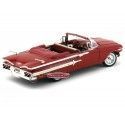 Cochesdemetal.es 1960 Chevrolet Impala conversível rojo 1:18 Motor máximo 73110