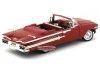 Cochesdemetal.es 1960 Chevrolet Impala conversível rojo 1:18 Motor máximo 73110