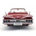Cochesdemetal.es 1960 Chevrolet Impala conversível rojo 1:18 Motor máximo 73110