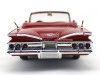 Cochesdemetal.es 1960 Chevrolet Impala conversível rojo 1:18 Motor máximo 73110