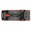Cochesdemetal.es 1960 Chevrolet Impala conversível rojo 1:18 Motor máximo 73110