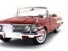Cochesdemetal.es 1960 Chevrolet Impala conversível rojo 1:18 Motor máximo 73110
