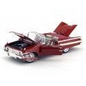 Cochesdemetal.es 1960 Chevrolet Impala conversível rojo 1:18 Motor máximo 73110