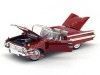 Cochesdemetal.es 1960 Chevrolet Impala conversível rojo 1:18 Motor máximo 73110