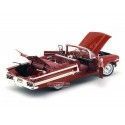 Cochesdemetal.es 1960 Chevrolet Impala conversível rojo 1:18 Motor máximo 73110