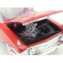 Cochesdemetal.es 1960 Chevrolet Impala conversível rojo 1:18 Motor máximo 73110