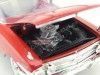 Cochesdemetal.es 1960 Chevrolet Impala conversível rojo 1:18 Motor máximo 73110