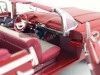 Cochesdemetal.es 1960 Chevrolet Impala conversível rojo 1:18 Motor máximo 73110