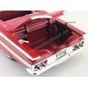 Cochesdemetal.es 1960 Chevrolet Impala conversível rojo 1:18 Motor máximo 73110