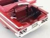 Cochesdemetal.es 1960 Chevrolet Impala conversível rojo 1:18 Motor máximo 73110