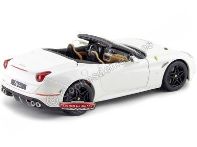 Cochesdemetal.es 2014 Ferrari California T Open Top Blanco 1:18 Bburago Signature Series 16904 2