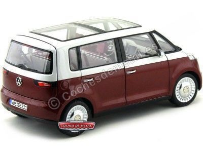 Cochesdemetal.es 2011 Volkswagen Bulli Studia Concept Car Granate-Blanco 1:18 Norev 7E9099302BL9 2