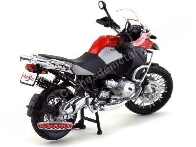 Cochesdemetal.es 2006 BMW R1200 GS Roja/Gris 1:12 Maisto 31157 BM01 2