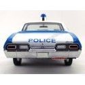 Cochesdemetal.es 1967 Chevrolet Biscayne Chicago Illinois Police Azul-Blanco 1:18 Greenlight 19009