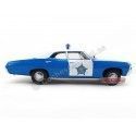 Cochesdemetal.es 1967 Chevrolet Biscayne Chicago Illinois Police Azul-Blanco 1:18 Greenlight 19009