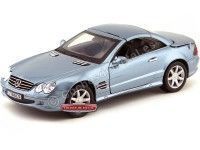 2002 Mercedes-Benz SL500 Convertible Azul 1:18 Motor Max 73130