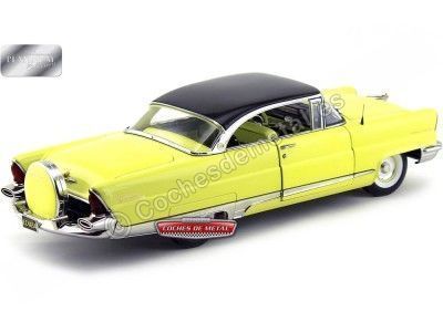 1956 Lincoln Premiere Hard Top Black-Yellow 1:18 Sun Star 4654 Cochesdemetal.es 2