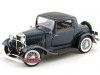 Cochesdemetal.es 1932 Ford 3-Windows Coupé Metallic Dark Blue 1:18 Lucky Diecast 92248