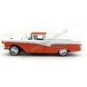 Cochesdemetal.es 1957 Ford Ranchero Naranja/Blanco 1:18 Lucky Diecast 92208