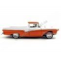Cochesdemetal.es 1957 Ford Ranchero Naranja/Blanco 1:18 Lucky Diecast 92208