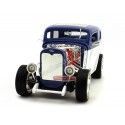 Cochesdemetal.es 1931 Ford Model A Custom Blanco-Azul 1:18 Lucky Diecast 92849