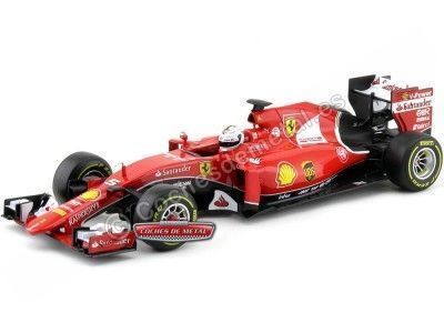 2015 Ferrari SF15-T Sebastian Vettel 1:18 Bburago 16801V Cochesdemetal.es