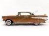 Cochesdemetal.es 1957 Chevrolet Bel Air Hard Top Golden Brown 1:18 Lucky Diecast 92109