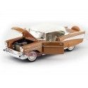 Cochesdemetal.es 1957 Chevrolet Bel Air Hard Top Golden Brown 1:18 Lucky Diecast 92109