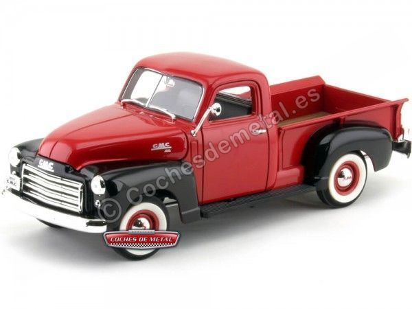 Cochesdemetal.es 1950 GMC 150 Pick-Up Rojo 1:18 Lucky Diecast 92648