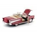 Cochesdemetal.es 1957 Chevrolet Bel Air Convertible Granate 1:18 Lucky Diecast 92108