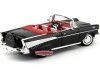 Cochesdemetal.es 1957 Chevrolet Bel Air Convertible Negro 1:18 Lucky Diecast 92108