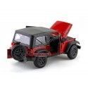 Cochesdemetal.es 2014 Jeep Wrangler 3.6L Rojo-Negro 1:18 Maisto 31676