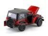Cochesdemetal.es 2014 Jeep Wrangler 3.6L Rojo-Negro 1:18 Maisto 31676
