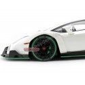Cochesdemetal.es 2014 Lamborghini Veneno LP750-4 Blanco-Verde 1:18 Kyosho C09501WG
