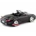 Cochesdemetal.es 2008 Porsche 911 Turbo Cabriolet Negro Metalizado 1:18 Motor Max 73183BK