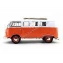 Cochesdemetal.es 1962 Volkswagen Microbus Combi Type 2 T1 Naranja-Blanco 1:18 Lucky Diecast 92327