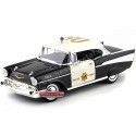 Cochesdemetal.es 1957 Chevrolet Bel Air Hard Top Police Car 1:18 Lucky Diecast 92107