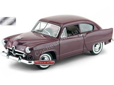 Cochesdemetal.es 1951 Kaiser Henry J. Dark Red 1:18 Sun Star 5101