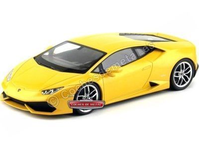 Cochesdemetal.es 2014 Lamborghini Huracan LP610-4 Yellow 1:18 Kyosho 09511Y