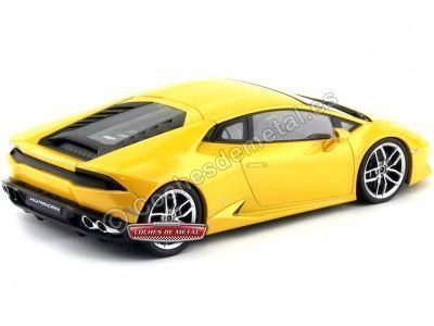 Cochesdemetal.es 2014 Lamborghini Huracan LP610-4 Yellow 1:18 Kyosho 09511Y 2