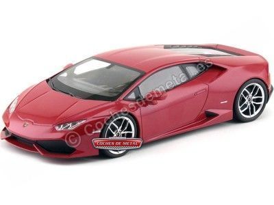 Cochesdemetal.es 2014 Lamborghini Huracan LP610-4 Red Metallic 1:18 Kyosho 09511rm