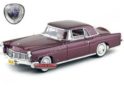 Cochesdemetal.es 1956 Lincoln Continental Mark II Burgundy 1:18 Lucky Diecast 20078