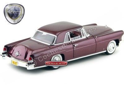 Cochesdemetal.es 1956 Lincoln Continental Mark II Burgundy 1:18 Lucky Diecast 20078 2