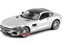 2015 Mercedes-Benz AMG GT C190 V8 Turbo Gris 1:18 Maisto Premiere 36204