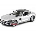 Cochesdemetal.es 2015 Mercedes-Benz AMG GT C190 V8 Turbo Gris 1:18 Maisto Premiere 36204