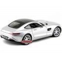 Cochesdemetal.es 2015 Mercedes-Benz AMG GT C190 V8 Turbo Gris 1:18 Maisto Premiere 36204