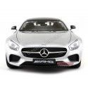 Cochesdemetal.es 2015 Mercedes-Benz AMG GT C190 V8 Turbo Gris 1:18 Maisto Premiere 36204