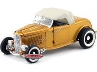 1932 Ford Three Window Deluxe Roadster Hot Rod Naranja 1:18 ACME GMP A1805007