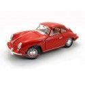 1961 Porsche 356B Coupe Rojo Bburago 12026 Cochesdemetal 1 - Coches de Metal 